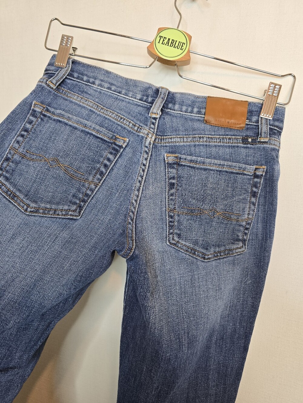 Lucky Brand Sienna Tomboy Jeans Women's 00/24R Straight Leg Stretch Denim - Picture 7 of 12